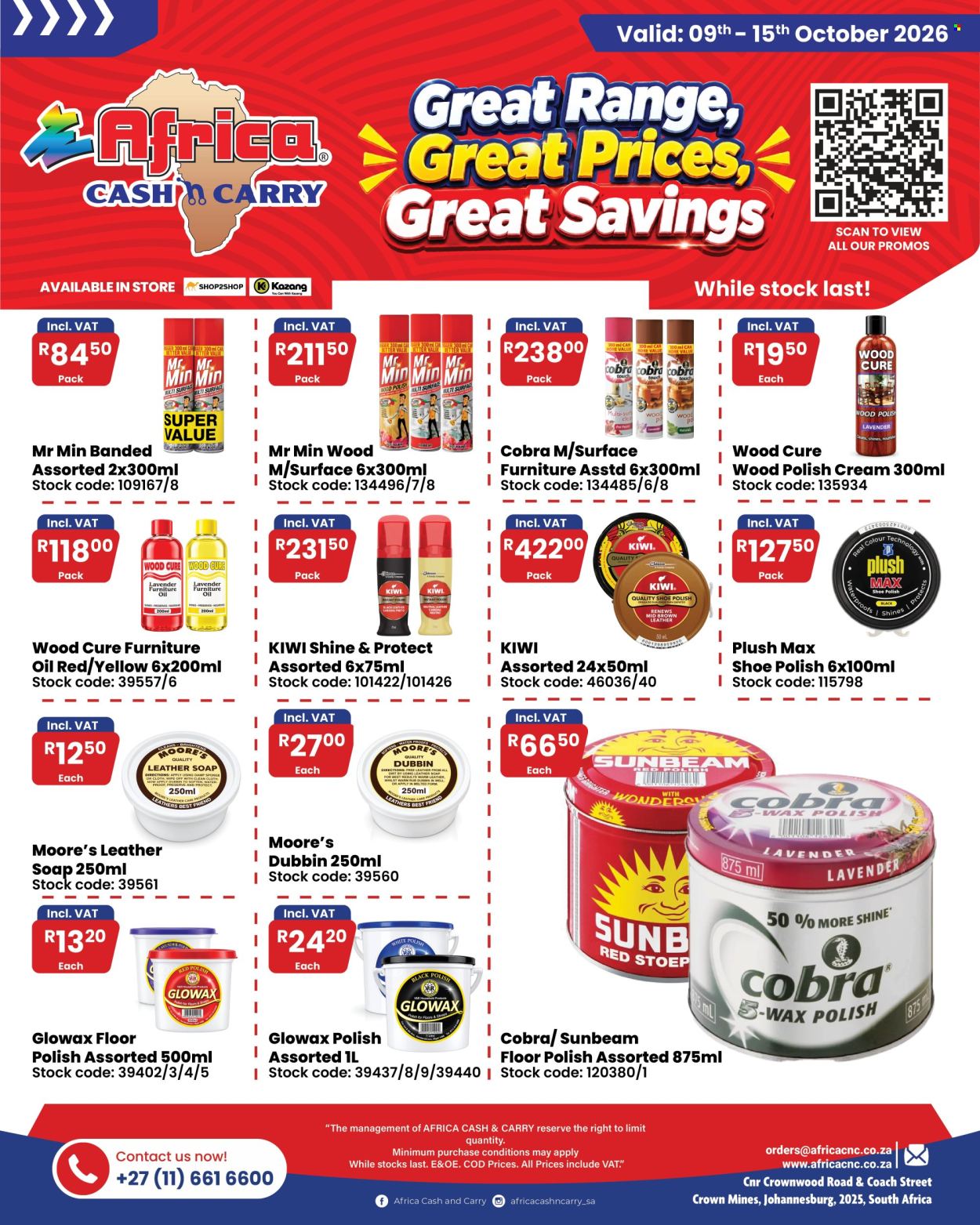 Africa Cash & Carry specials - 09/10/2026 - 15/10/2026. Page 1