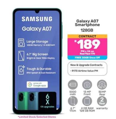 Samsung Galaxy A07 Smartphone