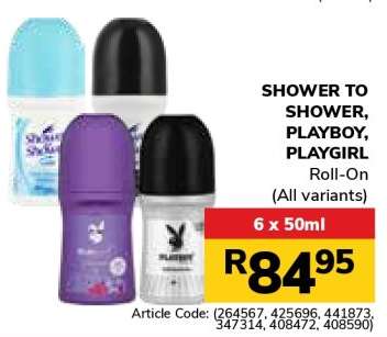 SHOWER TO SHOWER, PLAYBOY, PLAYGIRL