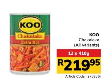 KOO CHAKALAKA