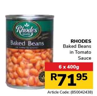 RHODES Baked Beans