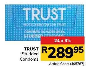 TRUST Studded Condoms