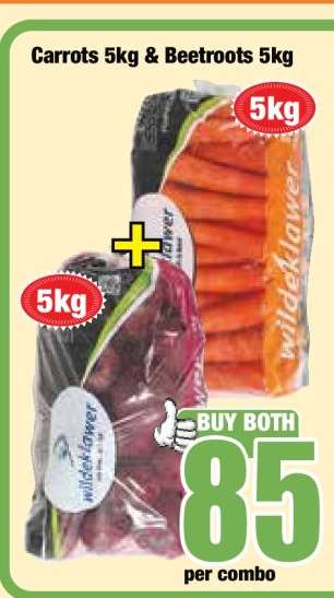 Carrots 5kg & Beetroots 5kg