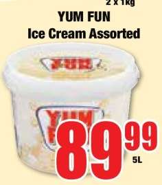YUM FUN Ice Cream Assorted