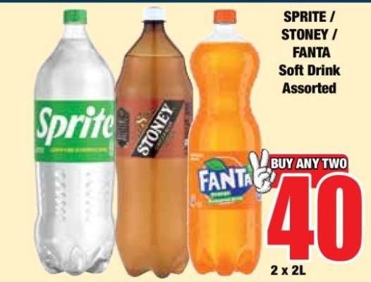 SPRITE / STONEY / FANTA Soft Drink Assorted