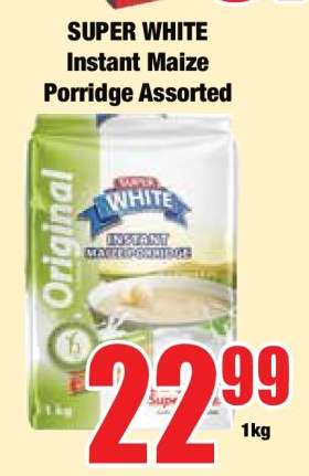 SUPER WHITE Instant Maize Porridge Assorted