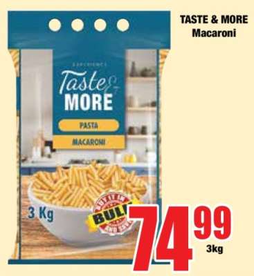 TASTE & MORE Macaroni