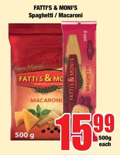 Fatti's & Moni's Spaghetti/Macaroni