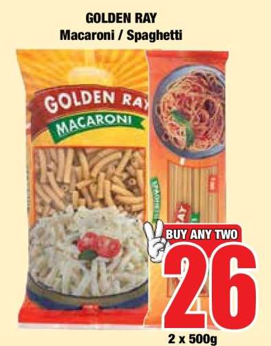 GOLDEN RAY Macaroni / Spaghetti