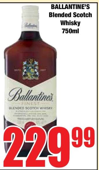 Ballantine's Blended Scotch Whisky 750ml