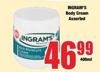 INGRAM’S Body Cream Assorted