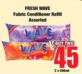 FRESH WAVE Fabric Conditioner Refill Assorted