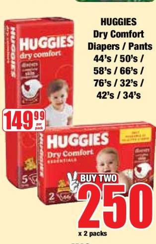 HUGGIES Dry Comfort Diapers / Pants