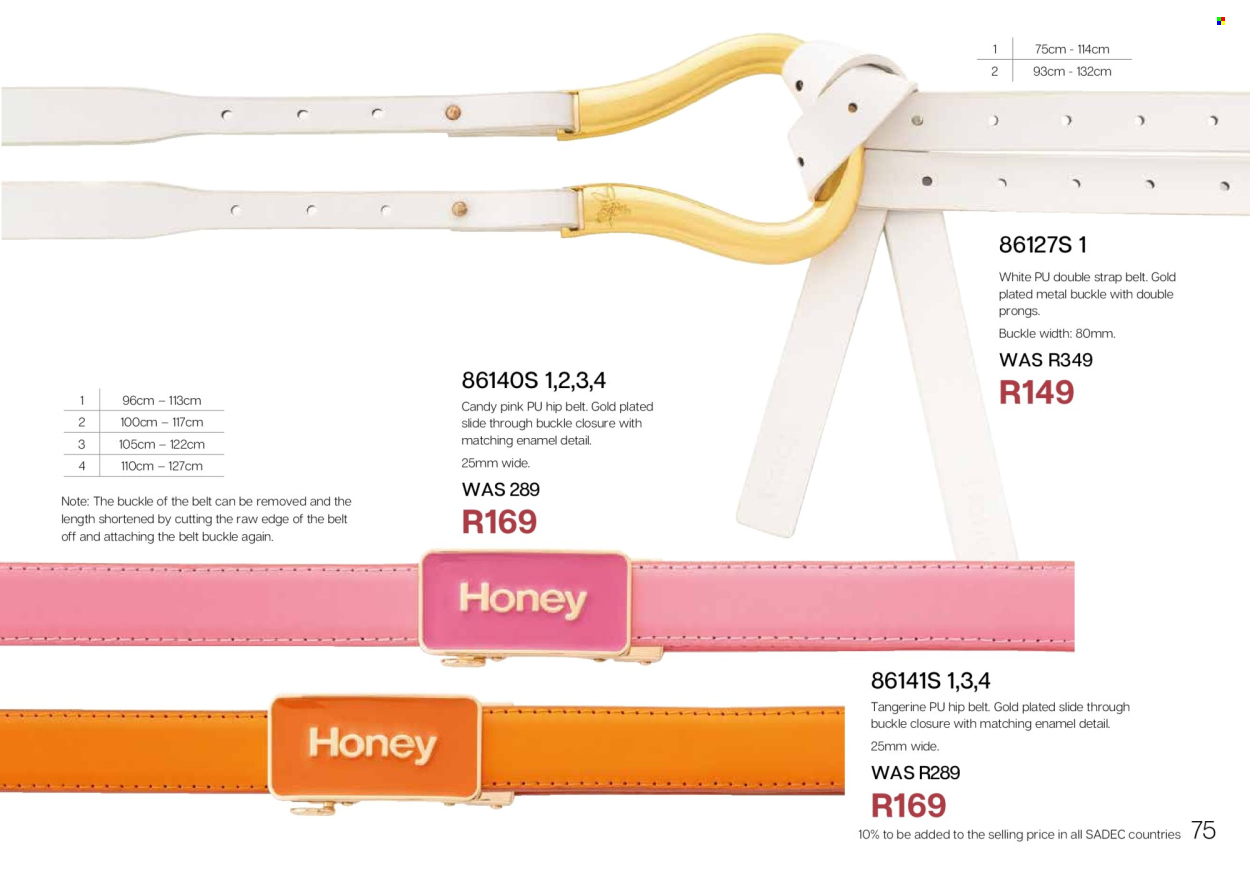 Honey specials. Page 77