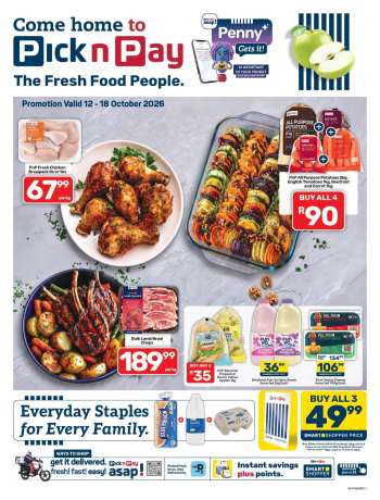 Pick n Pay catalogue  - 12/10/2026 - 18/10/2026.