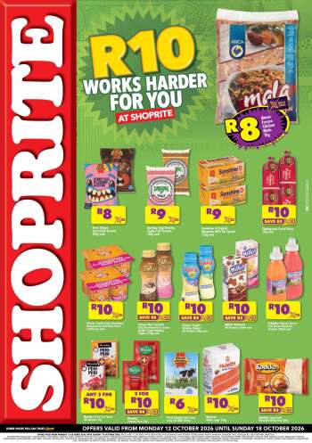 Shoprite catalogue  - 12/10/2026 - 18/10/2026.