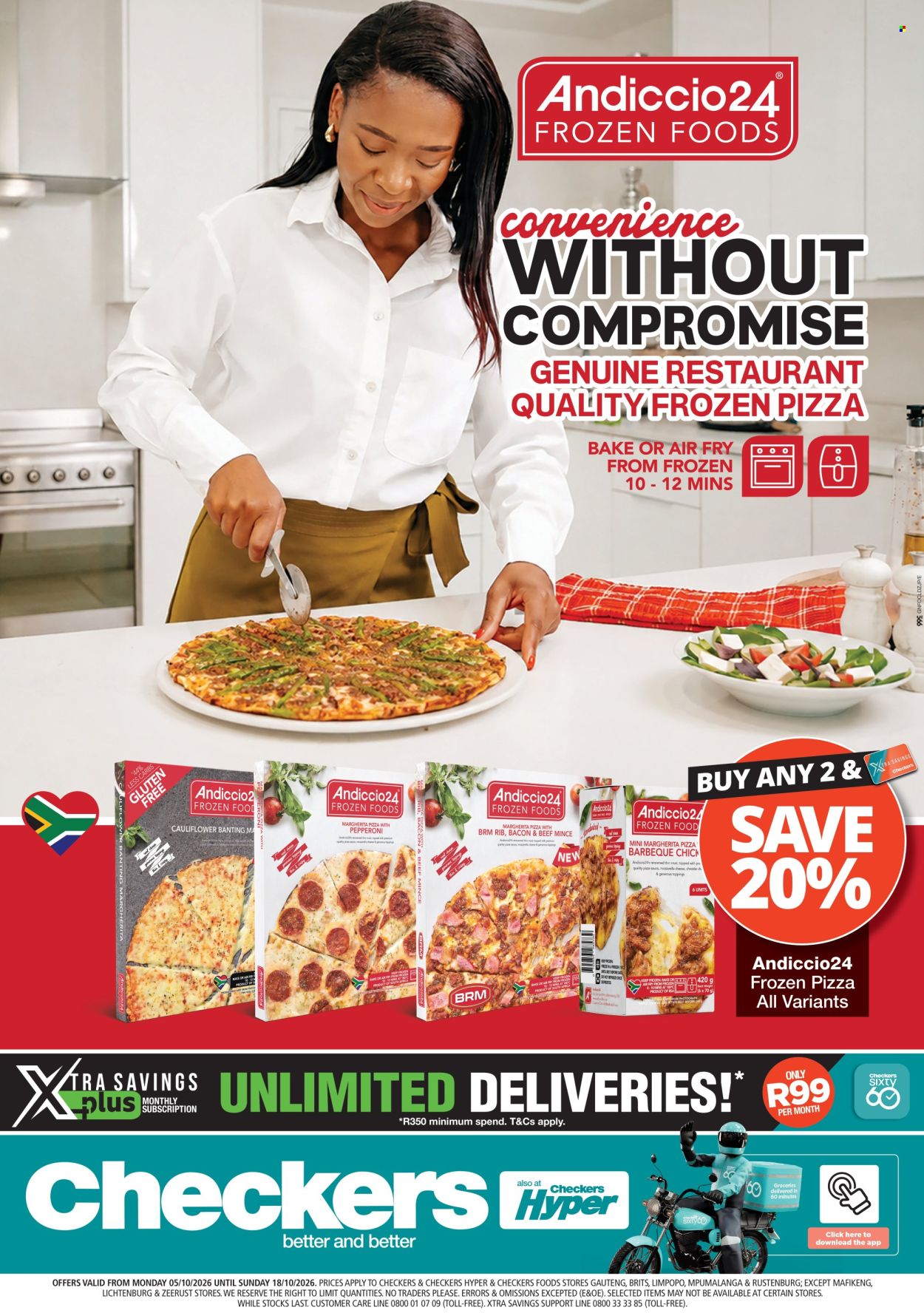 Checkers specials - 05/10/2026 - 18/10/2026. Page 1