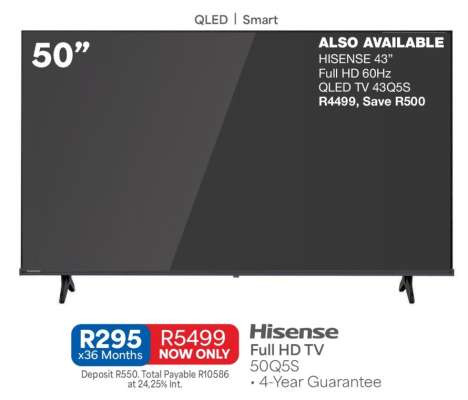 Hisense Full HD TV 50Q5S