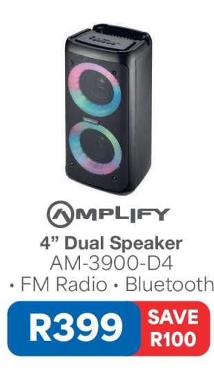 Amplify 4” Dual Speaker