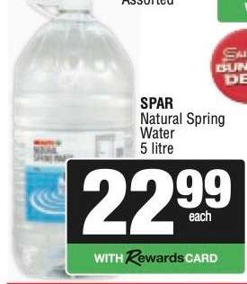 SPAR Natural Spring Water