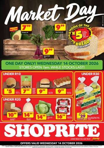 Shoprite catalogue  - 14/10/2026 - 14/10/2026.