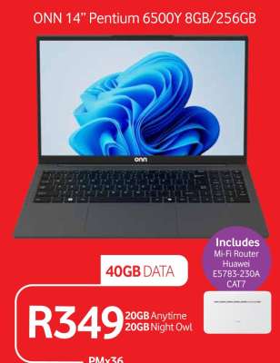 ONN 14” Pentium 6500Y 8GB/256GB