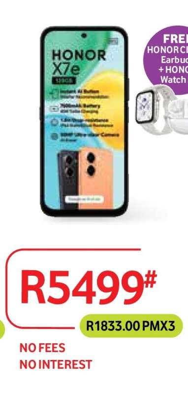 HONOR X7e