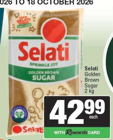 Selati Golden Brown Sugar 2 kg