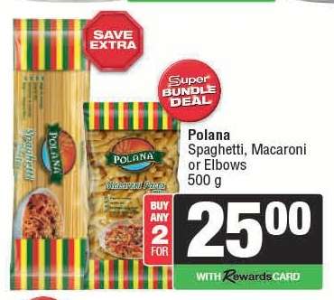Polana Spaghetti, Macaroni or Elbows