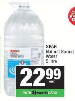 SPAR Natural Spring Water