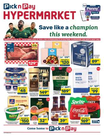Pick n Pay Hypermarket catalogue  - 15/10/2026 - 18/10/2026.