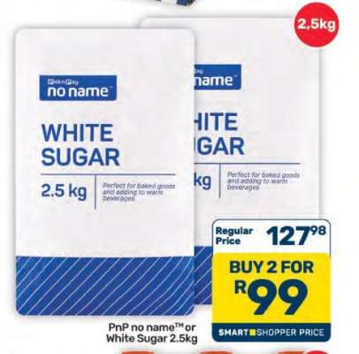 PnP no name™ or White Sugar 2.5kg