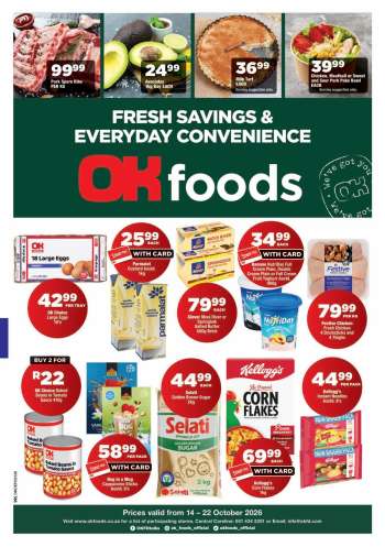 OK Foods catalogue  - 14/10/2026 - 22/10/2026.
