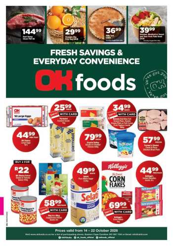 OK Foods catalogue  - 14/10/2026 - 22/10/2026.