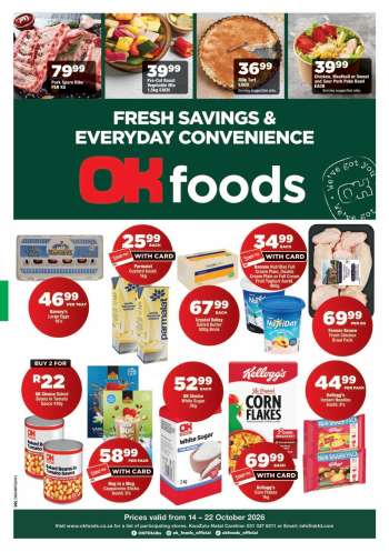OK Foods catalogue  - 14/10/2026 - 22/10/2026.