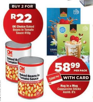 OK Choice Baked Beans in Tomato Sauce 410g