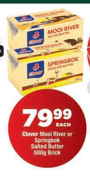 Clover Mooi River or Springbok
