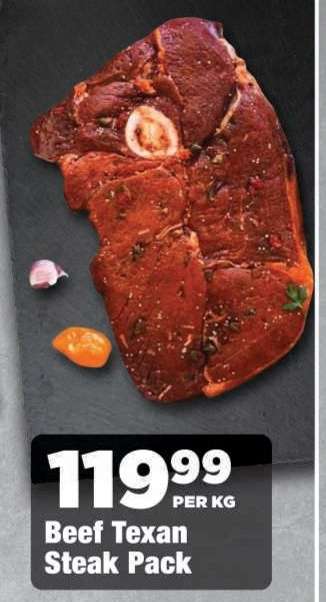 Beef Texan Steak Pack