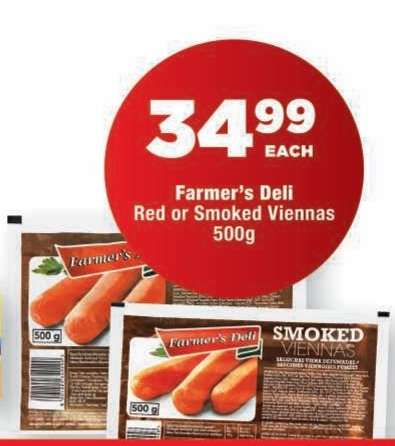 Farmer's Deli Red or Smoked Viennas
