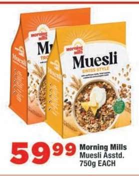 Morning Mills Muesli Asstd.