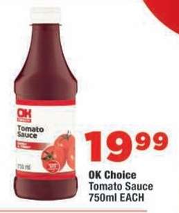 OK Choice Tomato Sauce