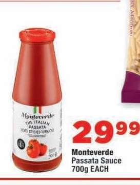 Monteverde Passata Sauce