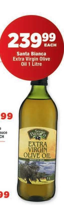 Santa Bianca Extra Virgin Olive Oil 1 Litre
