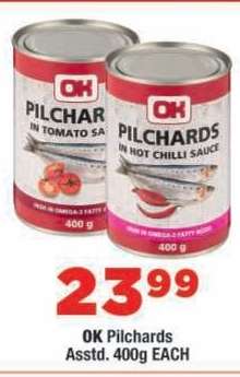 OK Pilchards