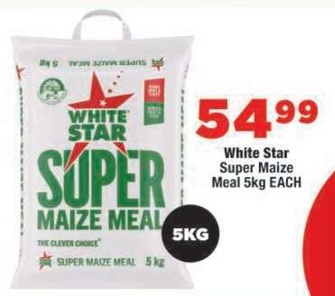 White Star Super Maize Meal-5Kg Each