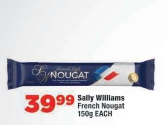 Sally Williams French Nougat