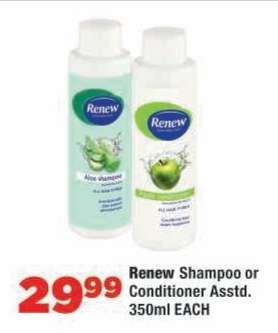 Renew Shampoo or Conditioner Asstd.