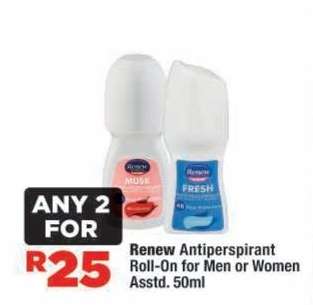 Renew Antiperspirant Roll-On