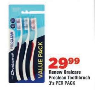 Renew Oralcare Proclean Toothbrush