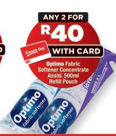 Optimo Fabric Softener Concentrate